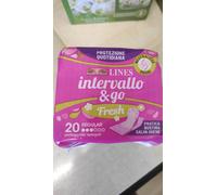 24 Conf. (480 Proteggi Slip) Lines Intervallo FRESH Salva Slip Ripiegati