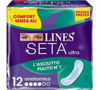 LINES SETA ULTRA ASSORBENTI ANATOMICO DWCT 12 PEZZI