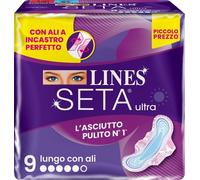 LINES SETA ULTRA ASSORBENTI LUNGO ALI DWCT 9 PEZZI