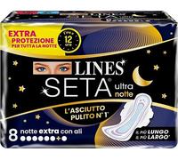 LINES SETA ULTRA ASSORBENTI NOTTE DWCT 8 PEZZI