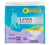 Lines Specialist Pannolone A Mutanda Media 12 Pezzi