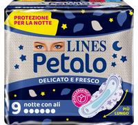 LINES PETALO BLU ASSORBENTE NOTTE 9 PEZZI