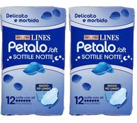 Lines Petalo Notte Soft x12 (Confezione da 2)