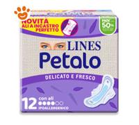 Lines Petalo Ultra Sottile Assorbenti con Ali - Lines Petalo Ultra Sottile Assorbenti con Ali - Confezione Da 12 Pezzi