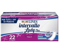 PROTEGGISLIP LINES INTERVALLO LADY PLUS MAXI 22 PEZZI