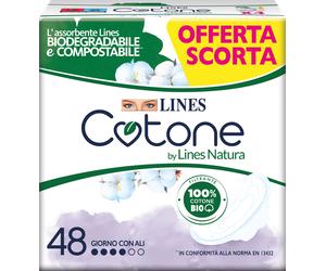 Lines Quadripack Cotone Ali X 40+8