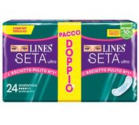 Lines Seta Ultra Assorbenti Anatomico Vp Dwct 24 Pezzi