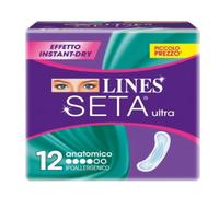 LINES SETA ULTRA ASSORBENTI ANATOMICO DWCT 12 PEZZI