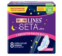 LINES SETA ULTRA ASSORBENTI NOTTE DWCT 8 PEZZI
