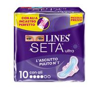 Lines Seta Ultra Assorbente Giorno Ali 10 Pezzi