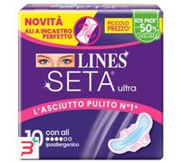 Lines - Seta Ultra Assorbenti Ali 10 Pezzi Accessori corpo 100 g unisex