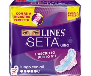 LINES SETA ULTRA ASSORBENTI LUNGO ALI DWCT 9 PEZZI