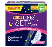 LINES SETA ULTRA ASSORBENTI NOTTE DWCT 8 PEZZI