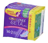 Lines Seta Ultra Assorbente Con Ali 14+2 Pezzi