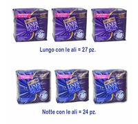 3 PZ LINES SETA ULTRA NOTTE CON ALI DA 8 ASSORBENTI IPOALLERGENICO