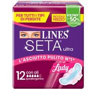 lines Seta Ultra Lady Con Ali 12 Pezzi