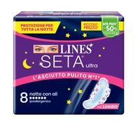 LINES SETA ULTRA ASSORBENTI NOTTE DWCT 8 PEZZI