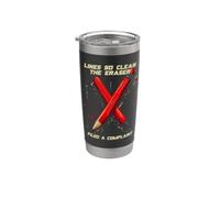 LINES SO CLEAN THE ERASER FILED A COMPLAINT Bicchiere termico in acciaio inox doppia parete