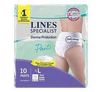 Lines Pannolone per incontinenza Specialist Derma Pants Maxi L 10 pezzi