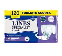 Lines Specialist Classic Pannoloni a mutandina maxi, incontinenza, taglia M