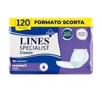 Lines Specialist Classic Pannoloni Sagomati per Incontinenza Donna e Uomo