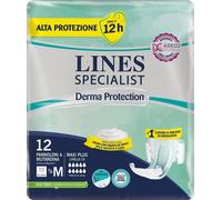 Lines Specialist Derma Protection pannolone mutandina maxi plus taglia m 12 pezz