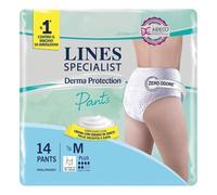 PANNOLONE PER INCONTINENZA LINES SPECIALIST DERMA PANTS PLUS M 14 PEZZI
