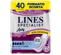 Lines Specialist Lady Extra Assorbenti per Incontinenza Donna con Tecnologia