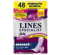 Lines Specialist Lady Maxi Assorbenti per Incontinenza Donna con Tecnologia Zero
