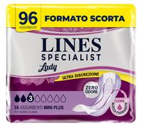 Lines Specialist Lady Mini Plus Assorbenti per Incontinenza Donna con Tecnologia