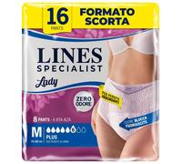 Lines Specialist Lady Pants Plus Mutande Assorbenti per Incontinenza Donna Vita