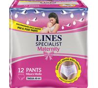 LINES SPECIALIST MATERNITY 12 PANTS TAGLIA 40-44 PER PERDITE SOSTIENE L'ADDOME