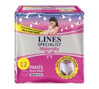Lines Specialist Maternity Mutandine Assorbenti Post Parto Misura Media - 12 pz