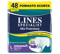 Lines Specialist Pannolone a Mutandina Maxi Plus per Incontinenza Donna e Uomo