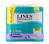 Lines Specialist Pannoloni A Mutandina M, 14 pezzi