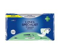 LINES Specialist Pannoloni Classic Unisex Taglia L 30 pz Pannolini
