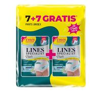 Lines Specialist Pants Plus Unisex,per Incontinenza, Taglia M, pacco scorta.