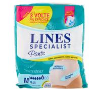 PANNOLONE PER INCONTINENZA LINES SPECIALIST PANTS PLUS UNISEX M 7 PEZZI