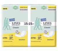 Lines Specialist Sagomato Extra Pannolone Per Incontinenza 30 Pezzi