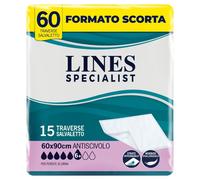 Lines Specialist Traversa 60x90 Traverse Salvaletto per Incontinenza Donna e