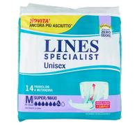 Lines Specialist Pannoloni A Mutandina M, 14 pezzi