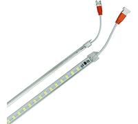 LineteckLED -5730-144D-220VKIT5- Plafoniera Led Slim Sottopensile Smd 5730 1MT AC220-240V 12W IP44 Trasformatore Incluso Luce Fredda