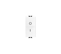 LineteckLED -LNT 502B- Serie Completa Materiale Elettrico Fai da Te- Interruttore Bianco Bipolare 16A 250Vac Compatibile matix