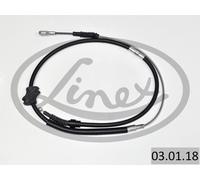 LINEX 03.01.18 Cavo comando, Freno stazionamento per AUDI