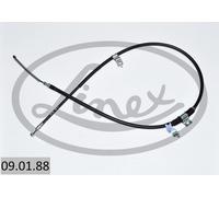 LINEX 09.01.88 Cavo comando, Freno stazionamento per CITROËN,MITSUBISHI,PEUGEOT