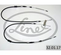 LINEX 32.01.17 Cavo comando, Freno stazionamento per OPEL