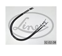 Linex 32.02.08 Flessibile Freno di Stazionamento Posteriori per Opel Astra H GTC