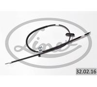 LINEX 32.02.16 Cavo comando, Freno stazionamento per OPEL