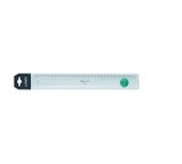 Linex A1530M - Righello da disegno, 300 mm x 32 mm, trasparente sfaccettato e bordo dell'inchiostro