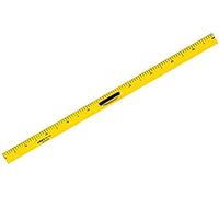 Linex BB100 - Righello da lavagna, 100 cm, manico e piedini in gomma, in plastica, metrico diviso, scala cm e pollici, colore: Giallo